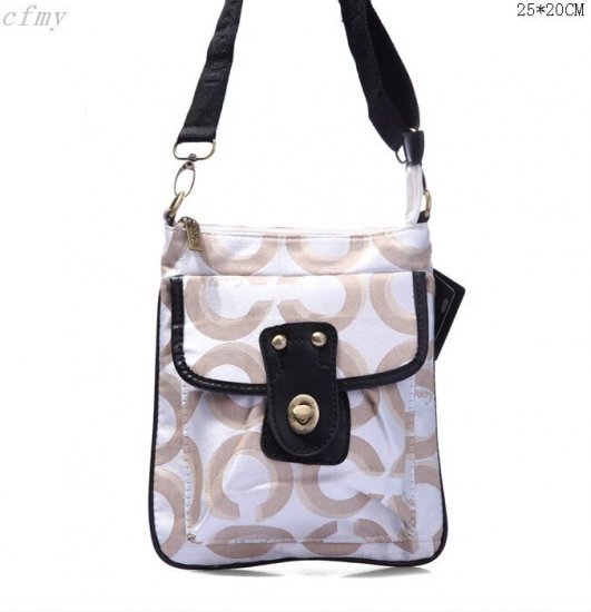 Coach Fashion Turnlock Signature Small White Crossbody Bags EOR | Coach Outlet Canada
